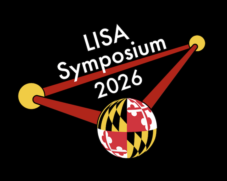 LISA Symposium Logo on black
			    background