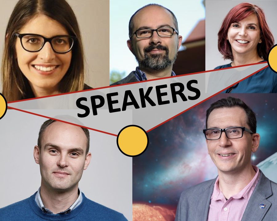 Collage of images of invited speakers 
			    expected to speak at the symposium